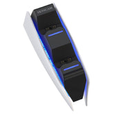 HONCAM For PS5 Gamepad Charger Dual Dock Charger